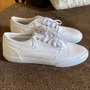 Men’s White Lakai Limited Skate Shoes